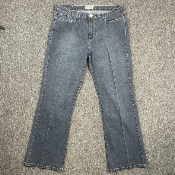 Old Skool Y2K Embroidered Bootcut Jeans 20 Ramie Cotton Blend Tribal McBling — photo 2